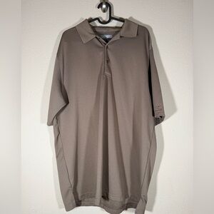 Men's 2x Grayish Brown Polo Shirt
